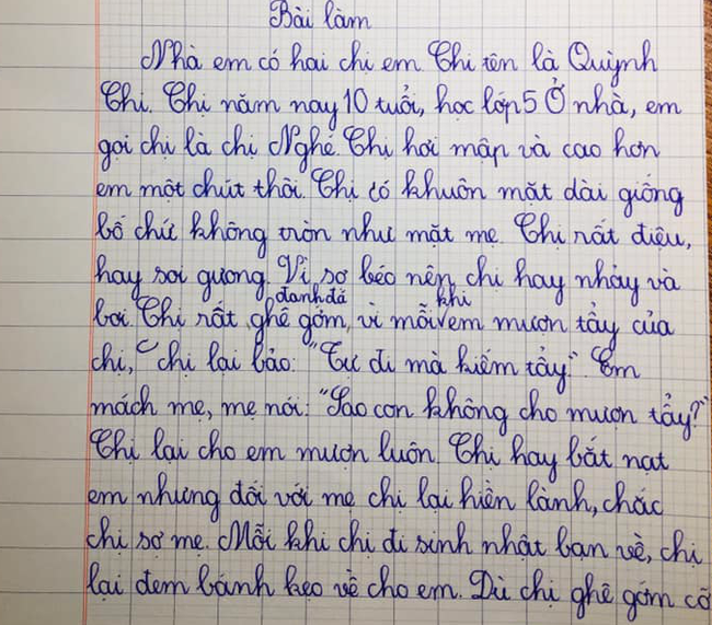 Cười lăn vì đọc bài văn mẹ mới biết con trai bày tỏ tình cảm không bao giờ tan vỡ với 1 đối tượng không ngờ - Ảnh 4.