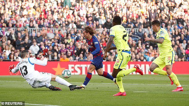 Barcelona 2-1 Getafe: Griezmann lập công, Barca tạo áp lực lên Real Madrid - Ảnh 2.