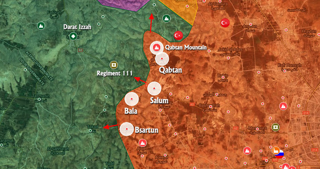 QĐ Syria ồ ạt tấn công, uy hiếp thành trì Daraat Izza, toàn tuyến phòng thủ Idlib sụp đổ? - Ảnh 1.