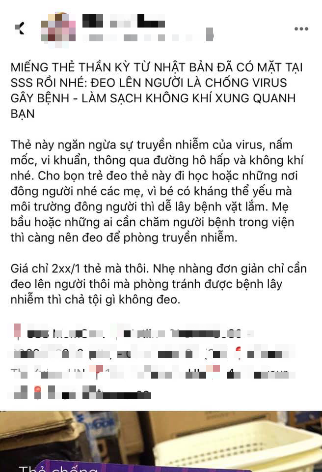 Sự thật về thẻ và bút ngăn virus đồ Nhật xách tay: Là hàng tạp hóa, coi chừng nhiễm độc sinh học! - Ảnh 2.