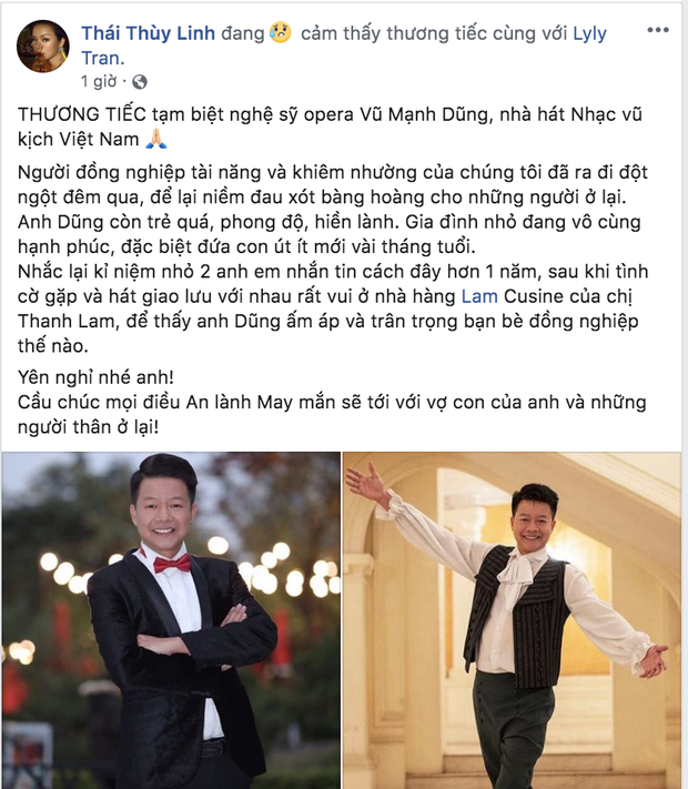 NSND Công Lý, diva Mỹ Linh cùng dàn nghệ sĩ Việt xót xa khi hay tin NSƯT Mạnh Dũng qua đời vì bị sát hại - Ảnh 5.