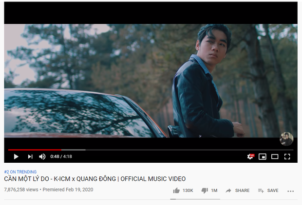 K-ICM lại làm nên lịch sử, trở thành nghệ sĩ Vpop đầu tiên có MV cán mốc 1 triệu lượt dislike! - Ảnh 1.