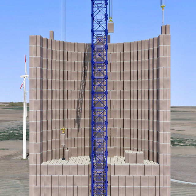 Dự án lưu trữ năng lượng tái tạo mới: Cất điện trong cần cẩu tháp cao rồi sử dụng lực hấp dẫn của chính Trái Đất để tạo điện - Ảnh 2.