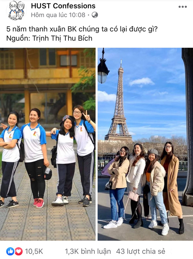 Hội bạn thân nhà người ta: 5 năm trước học cùng trường, 5 năm sau đã cùng nhau sang Paris học Thạc sĩ! - Ảnh 1.