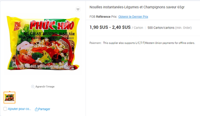 Mì ăn liền Việt âm thầm có mặt tại nhiều trang bán hàng online của nước ngoài với giá bán chắc chắn không hề rẻ - Ảnh 15.