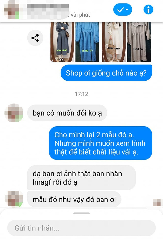 Khách hàng ý kiến vì mua váy baby doll nhận về váy bầu, ngờ đâu shop vẫn “chày cối”: Bỏ ren đi thì giống nhau - Ảnh 3.