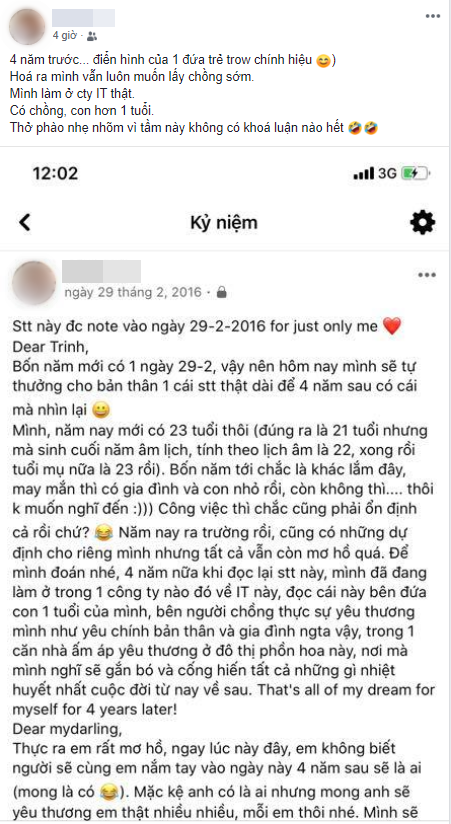 Ăn mừng ngày đặc biệt 29/2, hội chị em tưng bừng khoe kỉ niệm cũ: Người được cầu hôn ngày này 4 năm trước, người tiên đoán đúng tương lai 2020 - Ảnh 10.