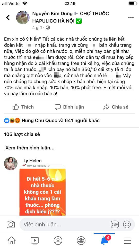 Găm hàng, kêu gọi không bán khẩu trang là hành vi ích kỷ phi đạo đức - Ảnh 2.