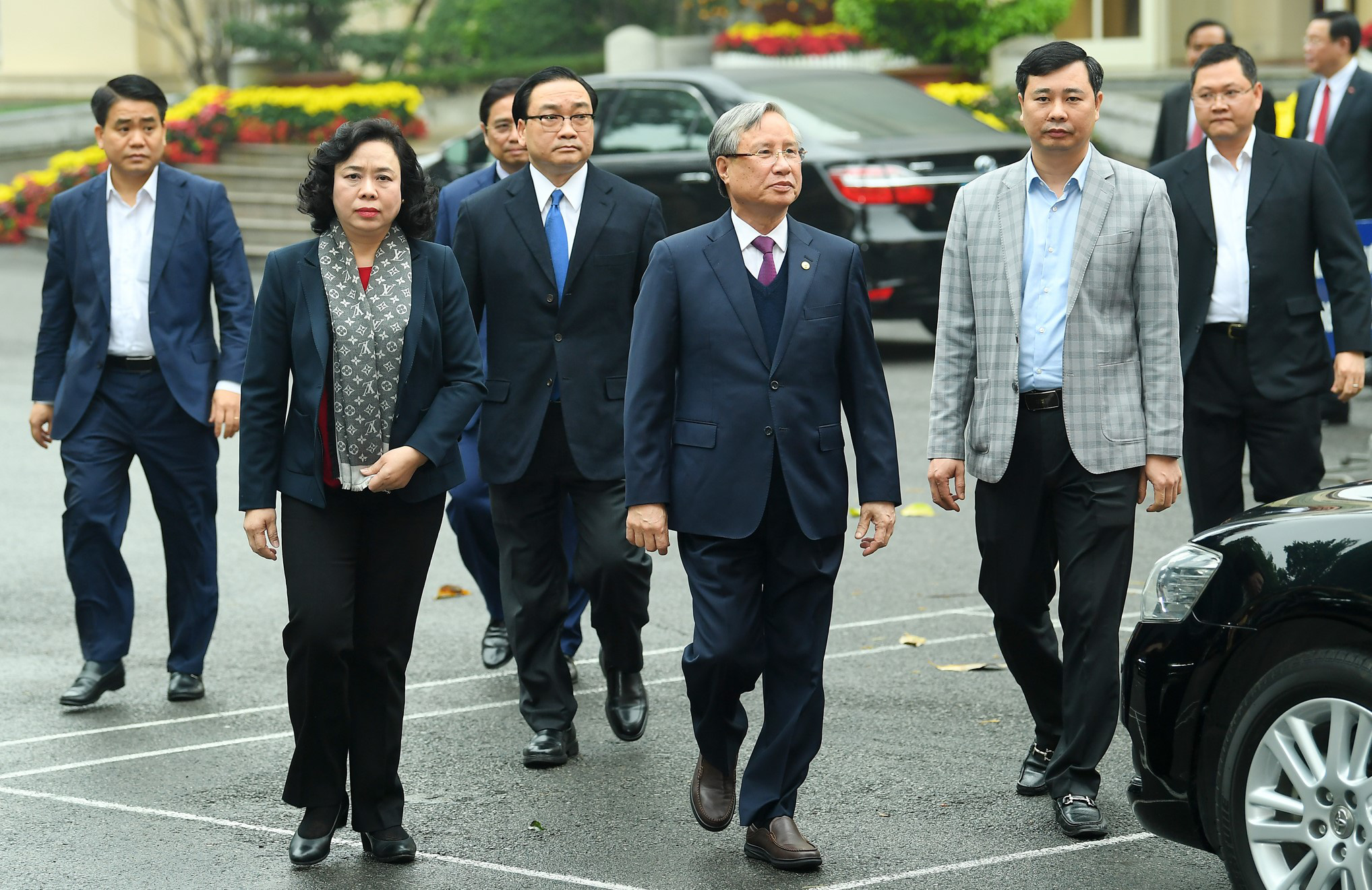 (ẢNH) Toàn cảnh lễ nhận quyết định Bí thư Thành ủy Hà Nội của Phó Thủ tướng Vương Đình Huệ - Ảnh 1.