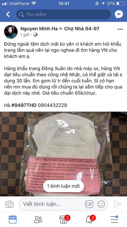 Quá tải sản xuất khẩu trang kháng khuẩn, hàng giả Dệt Kim Đông Xuân tung hoành - Ảnh 2.