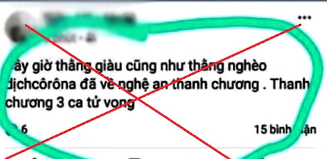 Củng cố hồ sơ xử lý Facebooker bịa đặt một huyện ở Nghệ An có 3 người chết vì Covid-19 - Ảnh 1.