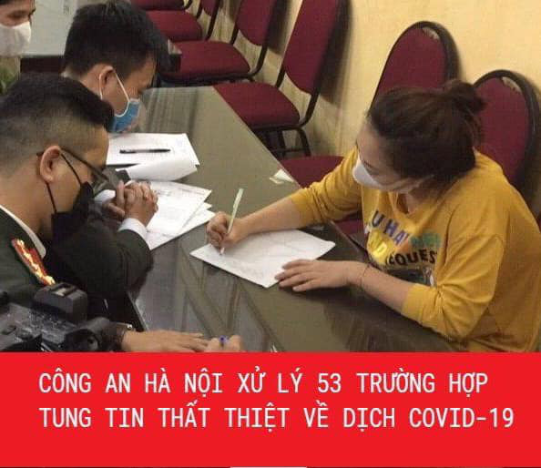 Hà Nội xử lý 53 trường hợp tung tin sai sự thật về dịch Covid-19 - Ảnh 2.