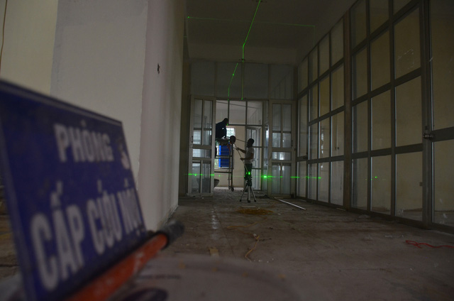 Chùm ảnh: Cận cảnh quá trình biến bệnh viện bỏ hoang ở Hà Nội thành khu cách ly dành cho 200 người - Ảnh 3.