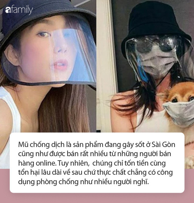 “Mũ chống giọt bắn” đang được chị em “săn lùng” để phòng chống nhiễm Covid-19: Chuyên gia nói gì? - Ảnh 3.