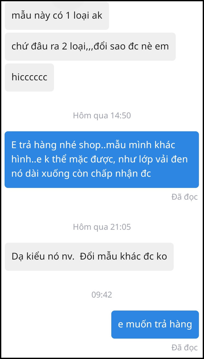 Thêm một pha mua hàng online đi vào lòng... đất: Rõ là tiền nào của nấy nhưng chủ shop làm ơn đừng khăng khăng y hình được không? - Ảnh 4.