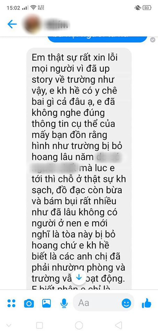 Chê KTX cách ly Kinh khủng khiếp”, nữ du học sinh Mỹ lên tiếng thanh minh: Tưởng đó là nhà hoang nên mới viết như vậy - Ảnh 3.