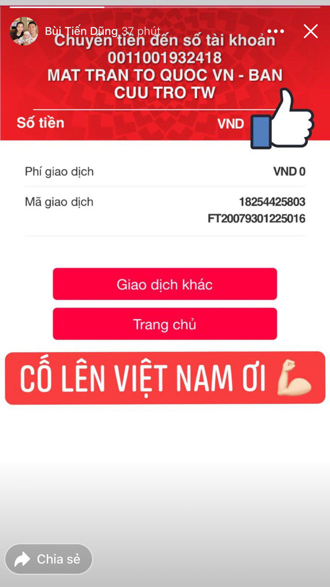 Nghệ sĩ Vbiz tiếp tục chung tay chống dịch Covid-19: Ngân Anh góp 60 triệu, Đan Trường và dàn tuyển thủ cũng không ngoại lệ! - Ảnh 7.