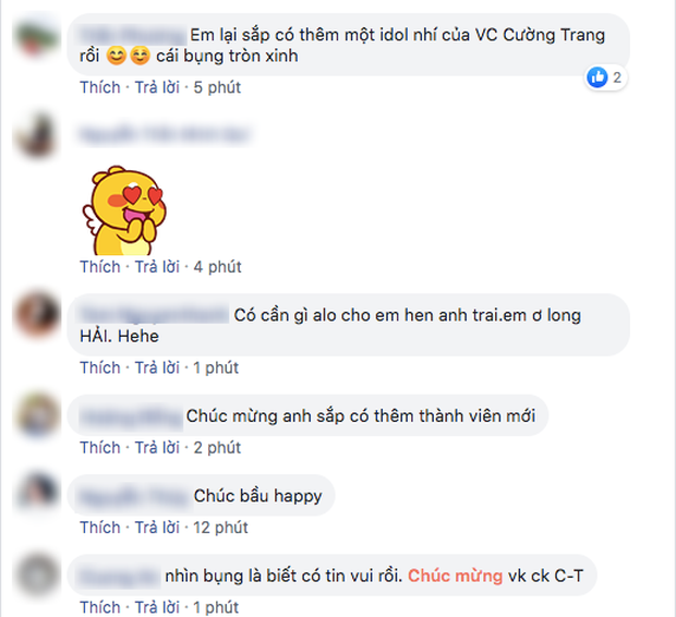 Vòng 2 lớn đến mức bạn bè thi nhau chúc mừng, còn nghi ngờ gì nữa chuyện Đàm Thu Trang mang thai sau 1 năm cưới Cường Đô La? - Ảnh 2.