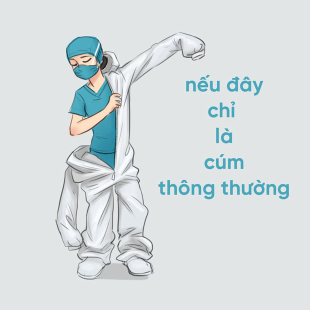 Bộ tranh gây xúc động về các bác sĩ chống dịch: Bạn ở nhà với gia đình bạn, để chúng tôi sớm được về với gia đình chúng tôi - Ảnh 1.