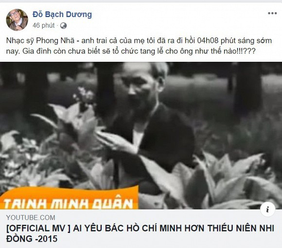 Tác giả ca khúc Ai yêu Bác Hồ Chí Minh hơn thiếu niên nhi đồng qua đời - Ảnh 2.