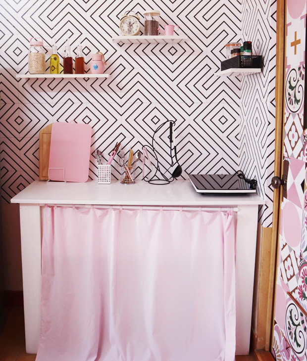 C&ocirc; g&aacute;i chi 6 triệu để decor ph&ograve;ng m&agrave;u hồng si&ecirc;u xinh: Ở trọ nhưng quyết kh&ocirc;ng ở nơi xấu x&iacute;, tạm bợ - Ảnh 2.