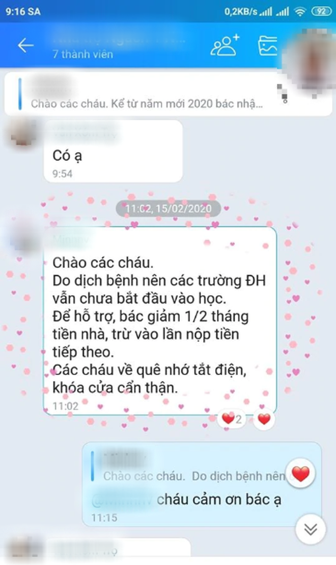 Th&aacute;ng nghỉ dịch Covid-19 kh&ocirc;ng l&ecirc;n ở buổi n&agrave;o, nhiều chủ trọ tốt bụng bớt h&agrave;ng triệu tiền thu&ecirc; nh&agrave; cho sinh vi&ecirc;n - Ảnh 3.