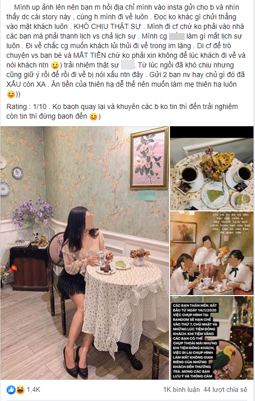 Sau quán cafe chửi, lại thêm một tiệm trà có bảng quy định khắt khe, khách ra về sau khi lỡ nói chuyện ồn liền bị quán đăng story nhắc khéo gây bức xúc - Ảnh 6. Sau quán cafe chửi, lại thêm một tiệm trà có bảng quy định khắt khe, khách ra về sau khi lỡ nói chuyện ồn liền bị quán đăng story nhắc khéo gây bức xúc - Ảnh 6.