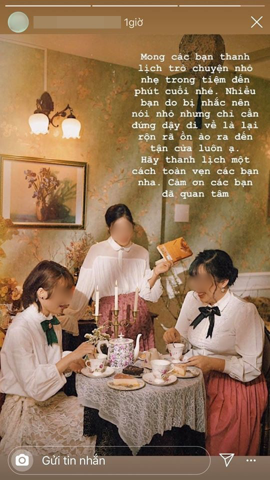 Sau quán cafe chửi, lại thêm một tiệm trà có bảng quy định khắt khe, khách ra về sau khi lỡ nói chuyện ồn liền bị quán đăng story nhắc khéo gây bức xúc - Ảnh 7. Sau quán cafe chửi, lại thêm một tiệm trà có bảng quy định khắt khe, khách ra về sau khi lỡ nói chuyện ồn liền bị quán đăng story nhắc khéo gây bức xúc - Ảnh 7.