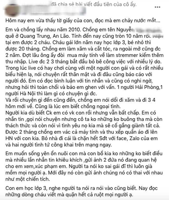 Mẹ trẻ lặng người khi đọc được dòng chữ con viết tôi rất ghét bố nhưng câu chuyện phía sau mới khiến ai nấy đều phẫn nộ - Ảnh 1.