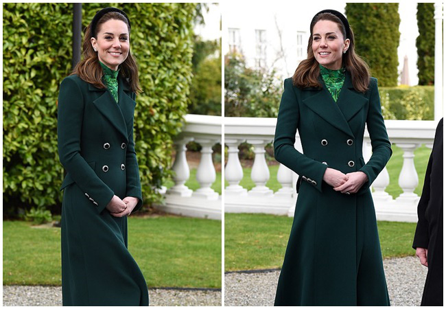 Cùng đặt chân đến Ireland, Công nương Kate và em dâu Meghan khác nhau một trời một vực: Người đẳng cấp quý phái, người kém sang hơn - Ảnh 2.