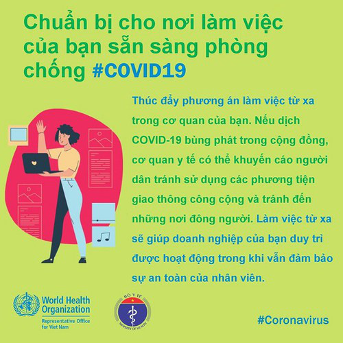 Phòng Covid-19 tại công sở: Khuyến cáo người ốm không đến cơ quan, thúc đẩy chế độ làm việc từ xa… - Ảnh 6.