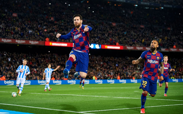 Messi ghi bàn từ chấm phạt đền gây tranh cãi, Barcelona thắng chật vật để leo lên ngôi đầu La Liga - Ảnh 11.