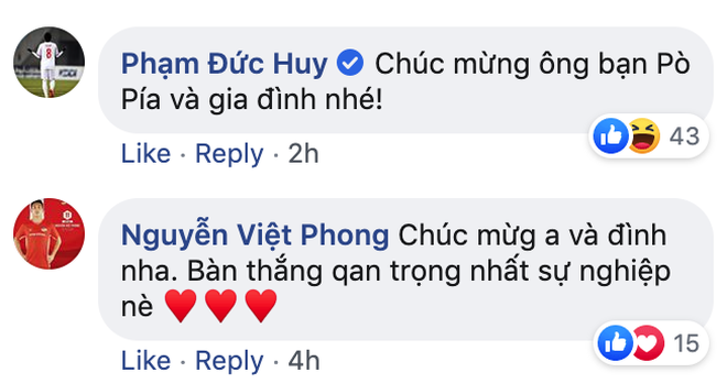 Cầu thủ khoẻ nhất tuyển Việt Nam đón con trai đầu lòng, đặt biệt danh hack não khiến ai cũng tò mò - Ảnh 3.