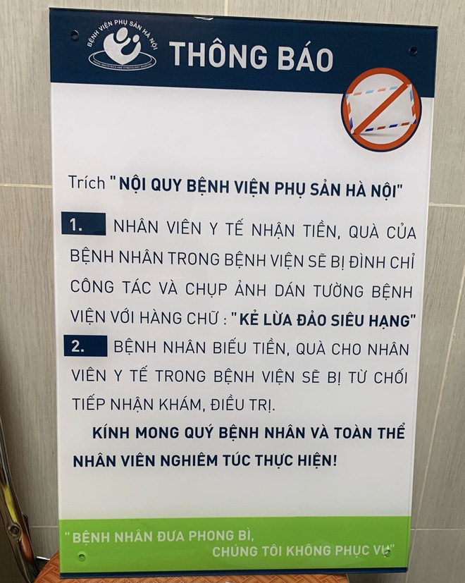 Bệnh viện ở Hà Nội sẵn sàng trả thêm lương, gọi nhân viên là kẻ lừa đảo nếu nhận phong bì - Ảnh 1.