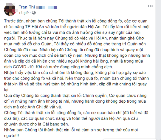 Nhóm người đi xe sang, giả cái bang diễn trò ăn xin gửi lời xin lỗi đến Hội An - Ảnh 1.