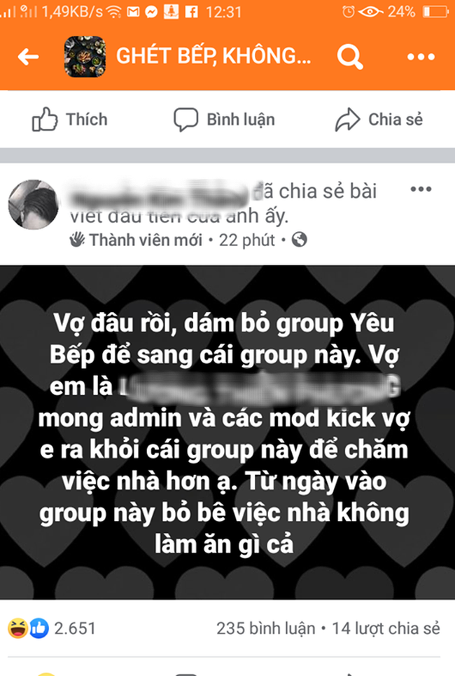 Chân dung ông chồng tạo nên group gây sốt MXH tăng thành viên chóng mặt sau 3 ngày thành lập: Vẫn nấu ăn, dọn nhà và những quan điểm cực chất - Ảnh 6.