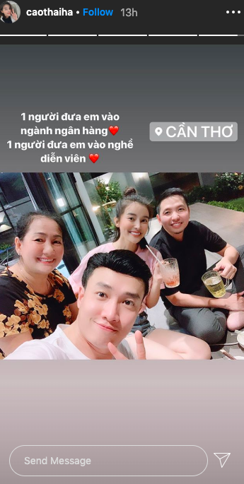 Cao Thái Hà bất ngờ xuất hiện trong tiệc sinh nhật mẹ Quốc Trường, phải chăng showbiz sắp có một cặp đôi mới? - Ảnh 2.