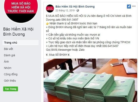 Công an làm việc với 2 vợ chồng mạo danh bảo hiểm tỉnh Bình Dương trên Facebook - Ảnh 1.