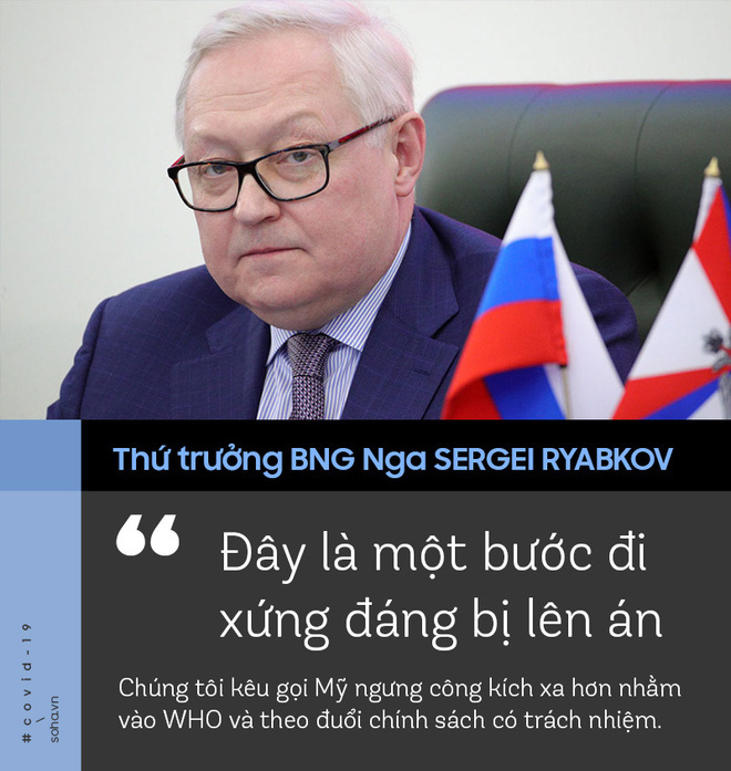 Nga mỉa mai ông Trump ngưng tài trợ WHO: Họ đổ lỗi cả cho TT Putin về chuyện dược phẩm của Mỹ - Ảnh 1.