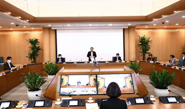 Hội nghị Diên Hồng Bí thư Thành ủy Hà Nội với cộng đồng doanh nghiệp Thủ đô trước bối cảnh dịch Covid-19 - Ảnh 2.