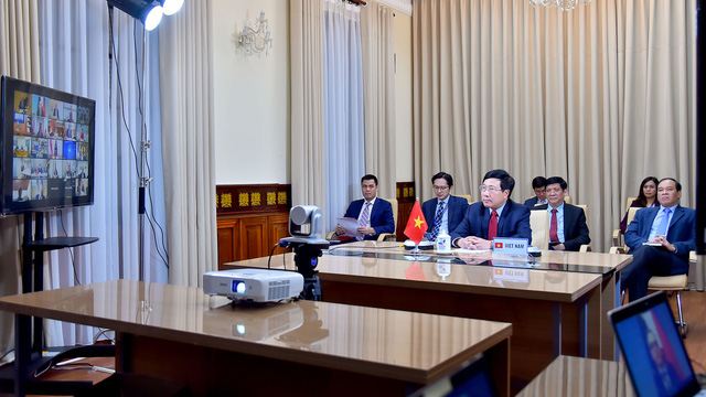 Phó Thủ tướng Phạm Bình Minh nêu 4 đề xuất để cộng đồng quốc tế ứng phó hiệu quả với COVID-19 - Ảnh 1.