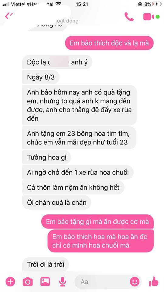 Cô gái khóc thét đòi chia tay vì thường xuyên nhận những món quà khó đỡ từ bạn trai, dân mạng xem xong liền phán: Quyết định đúng, chẳng oan! - Ảnh 3.