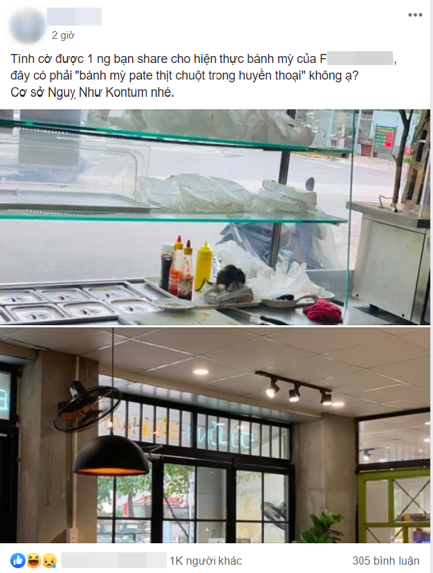 Thực khách hốt hoảng khi nhìn thấy chú chuột to đùng vô tư bò trên kệ làm bánh mì ở một cửa hàng nổi tiếng của Hà Nội - Ảnh 1.