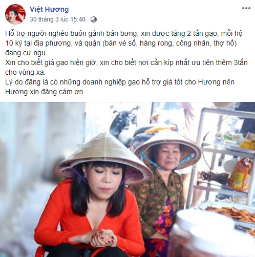 Ấm lòng giữa mùa dịch: Đại Nghĩa - Việt Hương cùng nhau có hành động đúng với ý nghĩa câu 1 đồng khi đói - Ảnh 1.