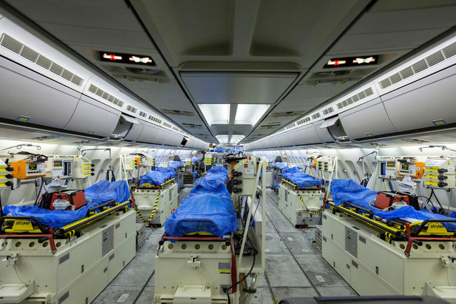 Bên trong “bệnh viện bay” Airbus A310 của quân đội Đức - Ảnh 2.