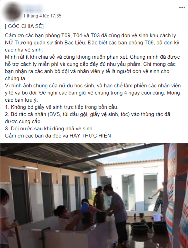 Cảm thấy có lỗi vì là gánh nặng của Tổ quốc - nữ du học sinh xinh đẹp tự giác cải tạo nhà vệ sinh chung, góp tiền ủng hộ khu cách ly - Ảnh 5.