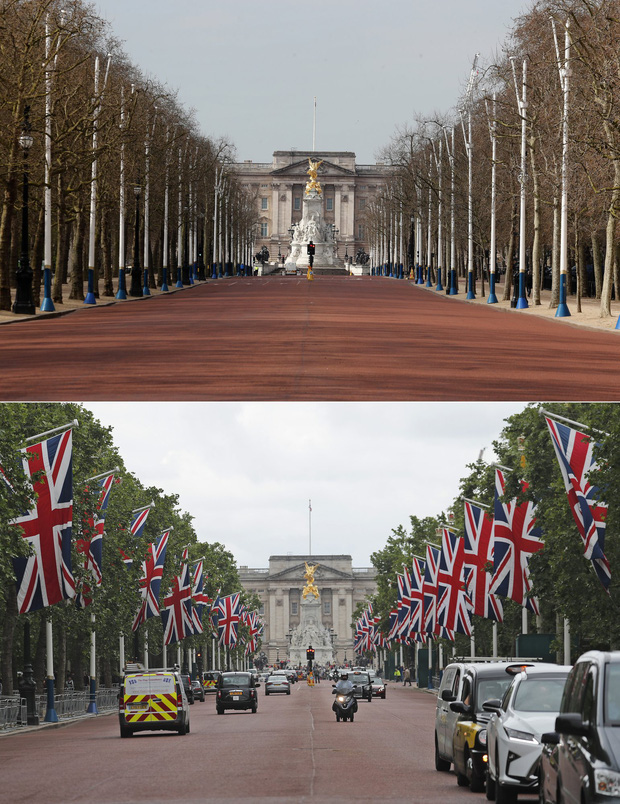 Loạt ảnh Before - After cho thấy London vắng lặng đến siêu thực sau lệnh phong tỏa để chống dịch Covid-19 - Ảnh 9.