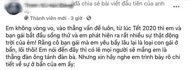 Ở cùng với bạn gái, chàng trai sốc nặng vì có người yêu xinh nhưng ở quá bẩn, lời tâm sự khiến dân mạng bán tín bán nghi - Ảnh 1.