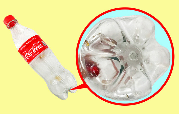 Uống nước ngọt có ga bao năm nay, bạn có thắc mắc vì sao chai nhựa luôn có phần đáy chẳng bao giờ bằng phẳng không? - Ảnh 3.