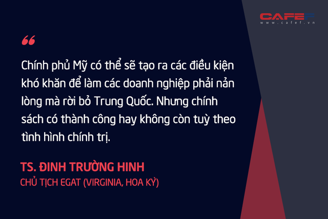 Chuyên gia kinh tế người Việt tại Mỹ: Nếu thành công, tối thiểu 3 – 5 năm các nước mới mang được phần lớn các chuỗi cung ứng rời khỏi Trung Quốc!  - Ảnh 3.